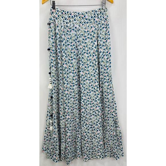 Poupette St. Barth Blue Floral Maxi Skirt - Picture 7 of 8